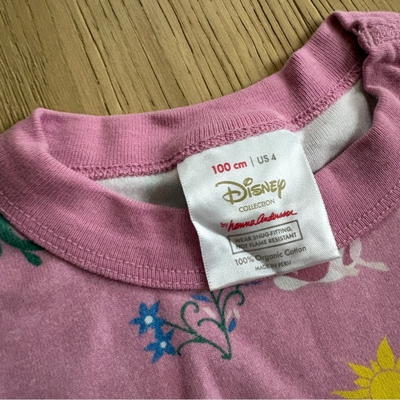 Hanna Andersson tangled pajamas size 4 - Picture 2 of 5